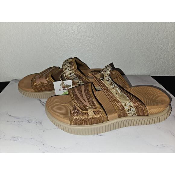 Kuailu Shoes - KuaiLu Womens Orthotic Walking Sandals Plantar Fasciitis Arch Support Size 12